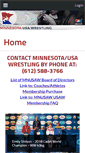 Mobile Screenshot of mnusawrestling.org