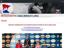 Tablet Screenshot of mnusawrestling.org